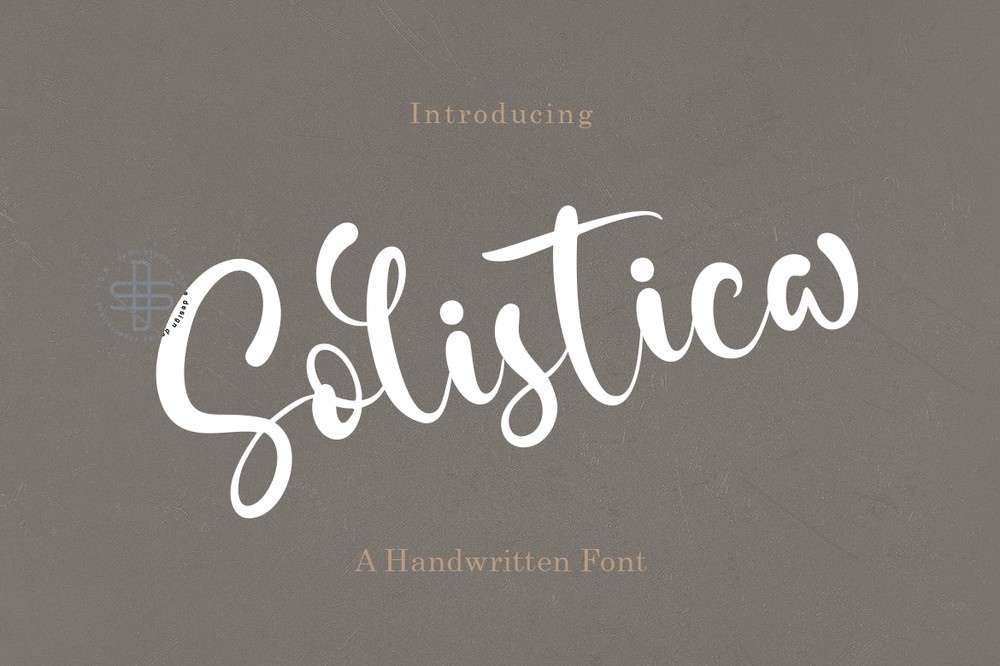 Schriftart Solistica