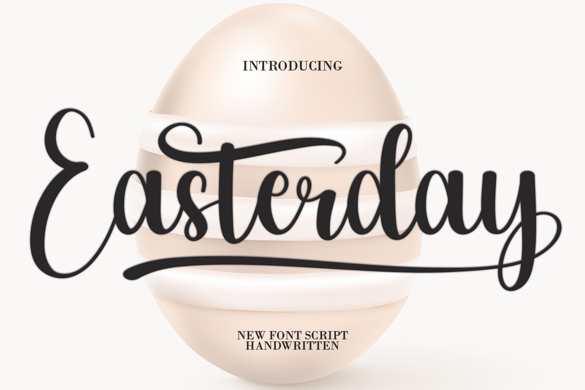 Schriftart Easterday