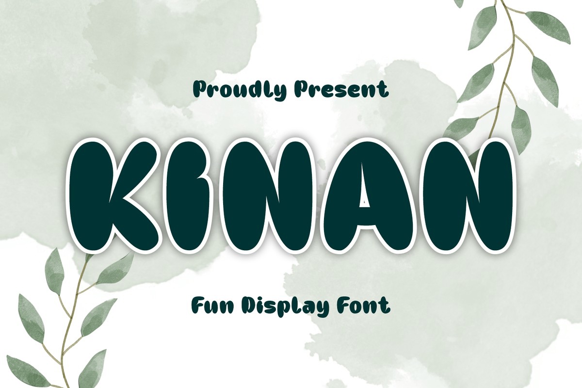 Schriftart Kinan