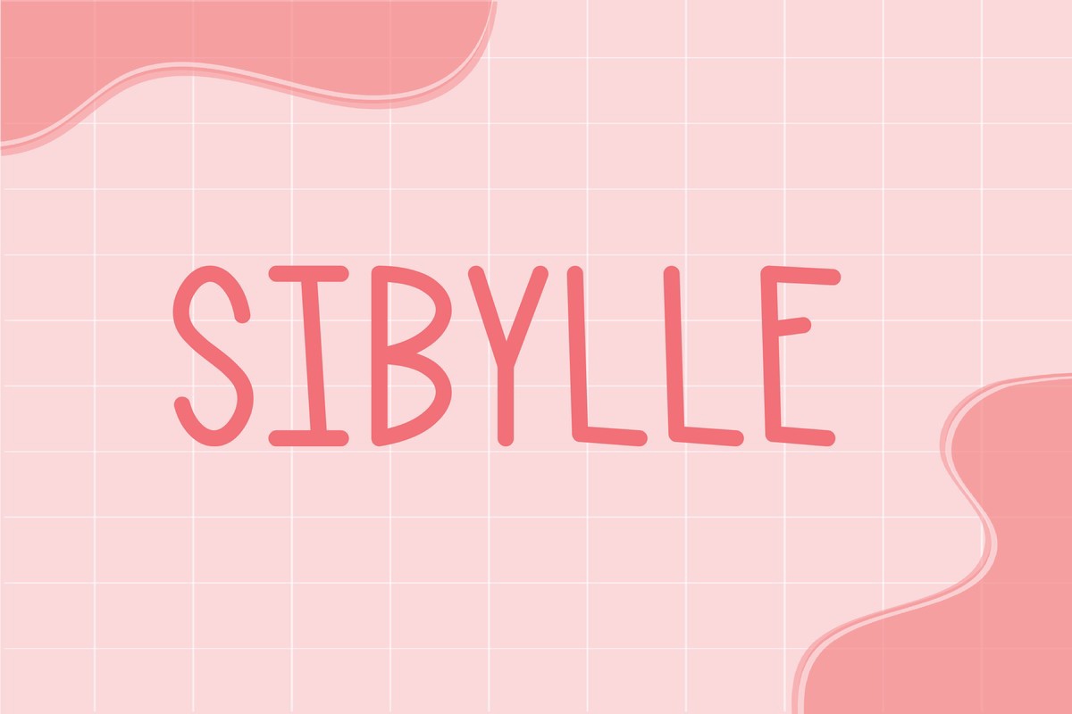 Schriftart Sibylle