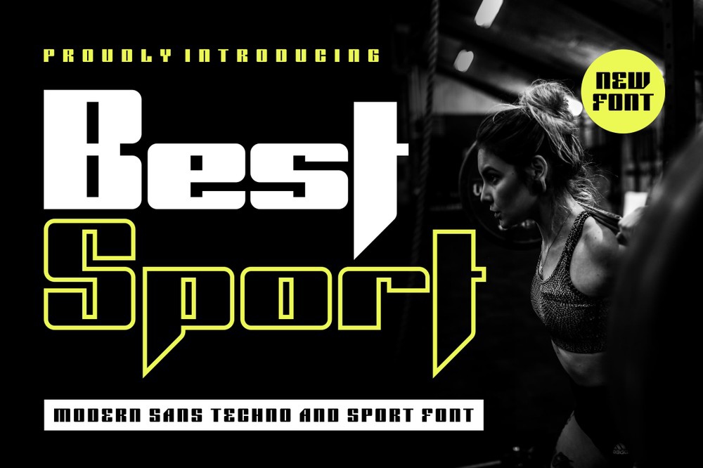 Schriftart Best Sport