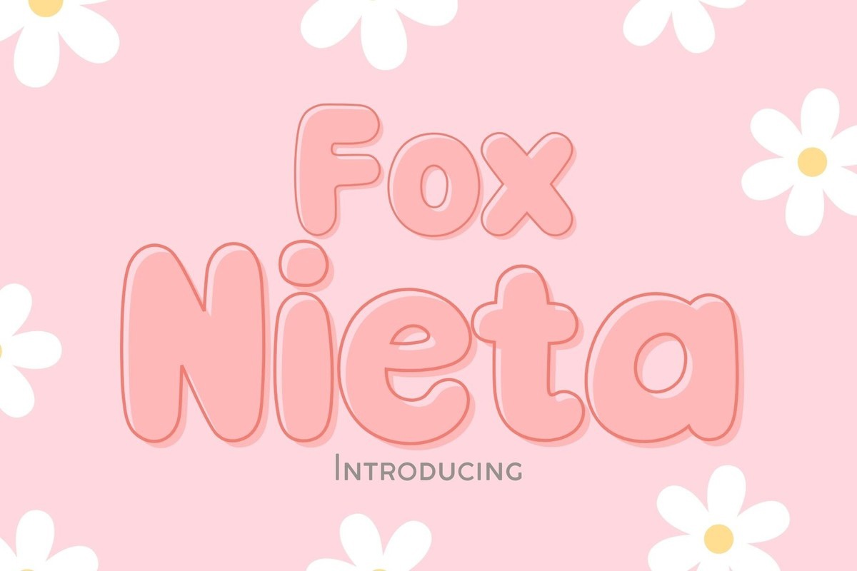 Schriftart Fox Nieta