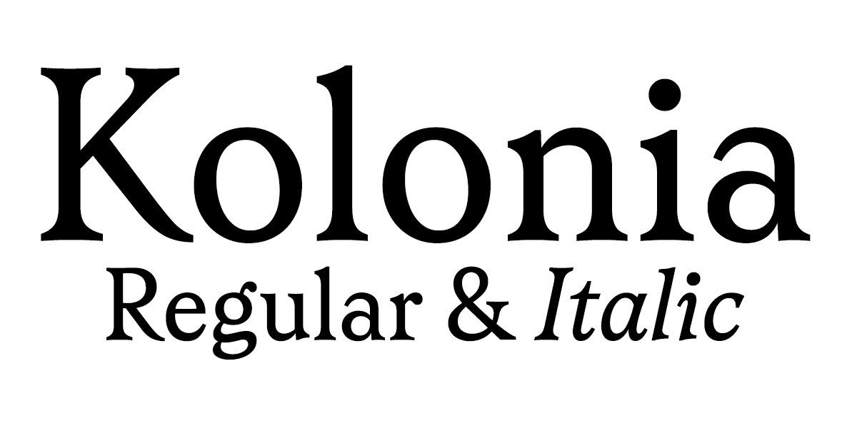 Schriftart Kolonia