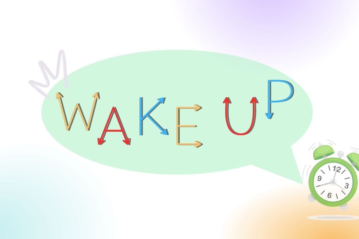 Schriftart Wake Up