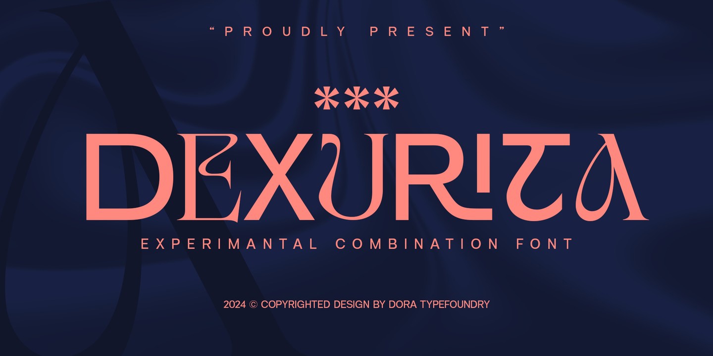 Schriftart Dexurita