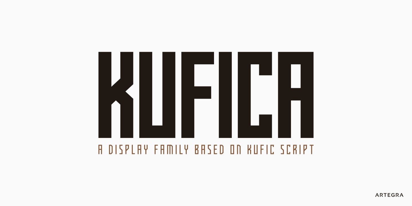 Schriftart Kufica