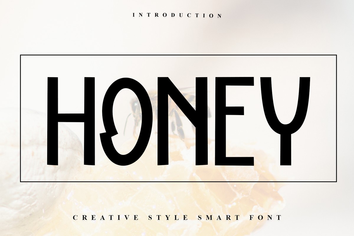 Schriftart Honey