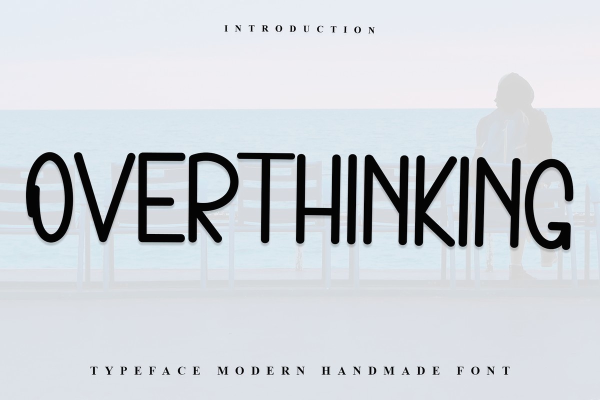 Schriftart Overthinking