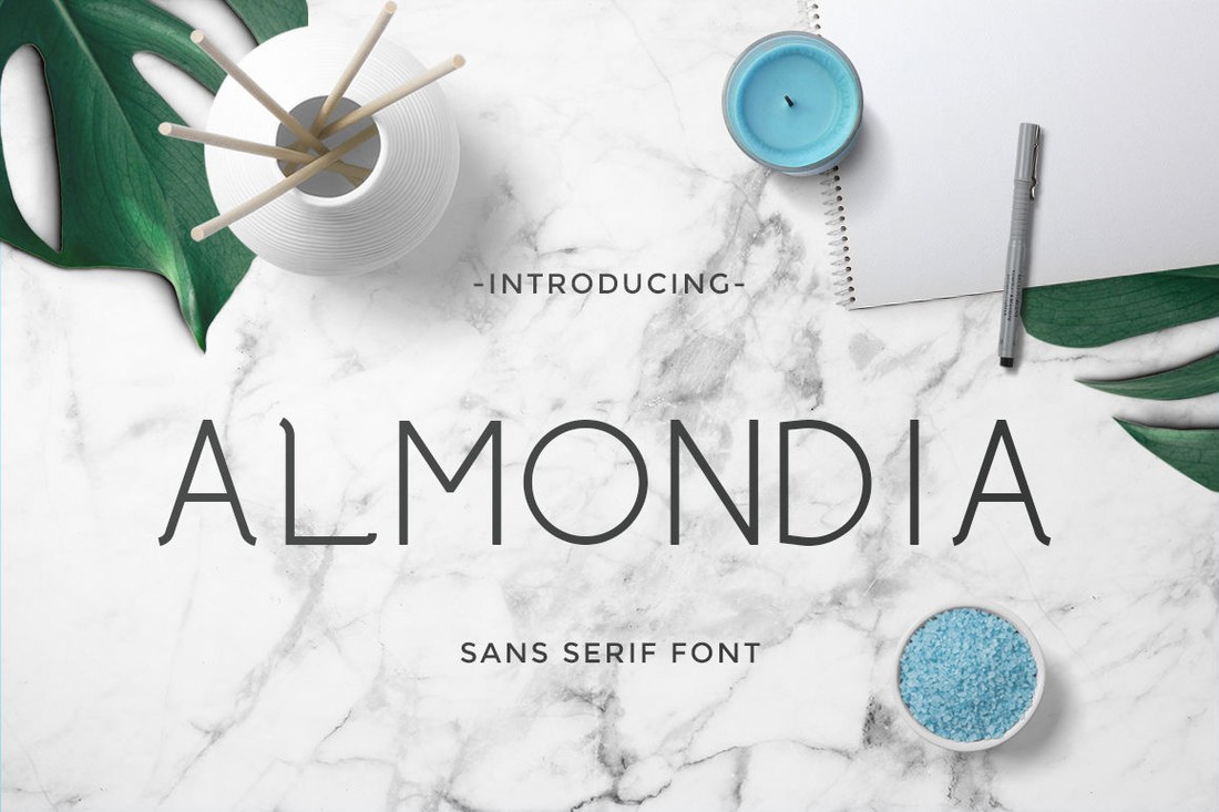 Schriftart Almondia