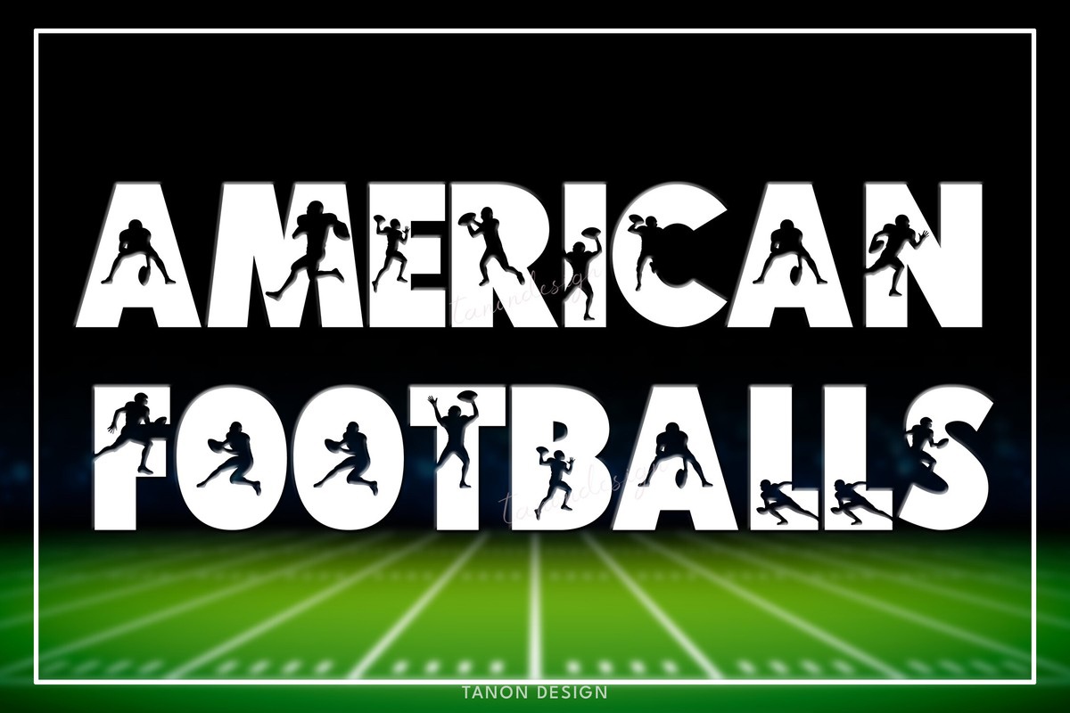 Schriftart American Footballs