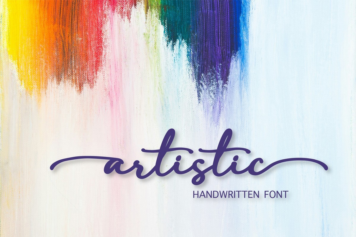 Schriftart Artistic