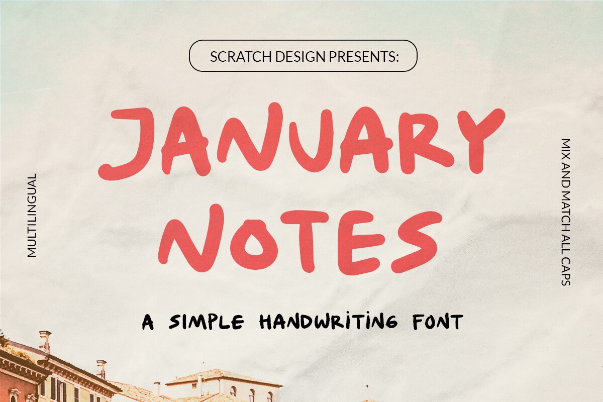 Schriftart January Notes