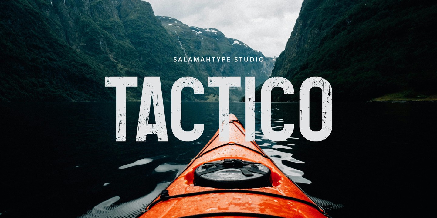 Schriftart Tactico