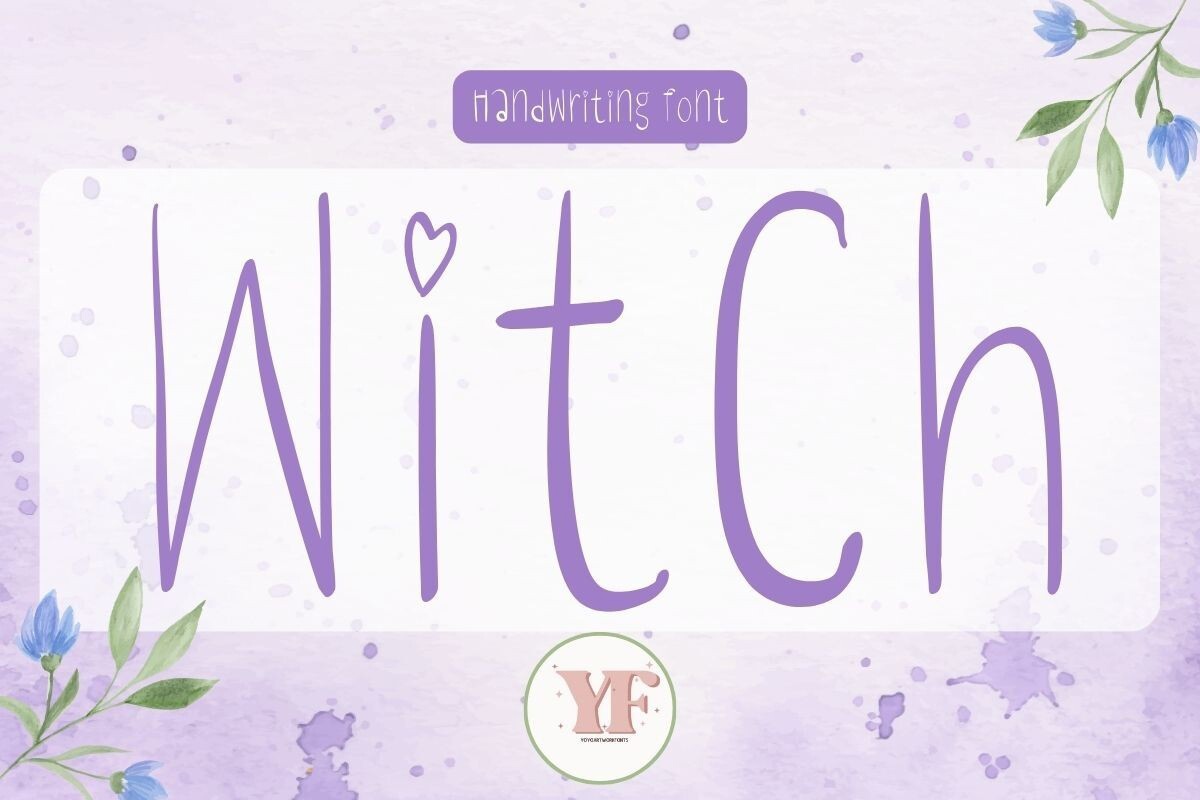 Schriftart Witch