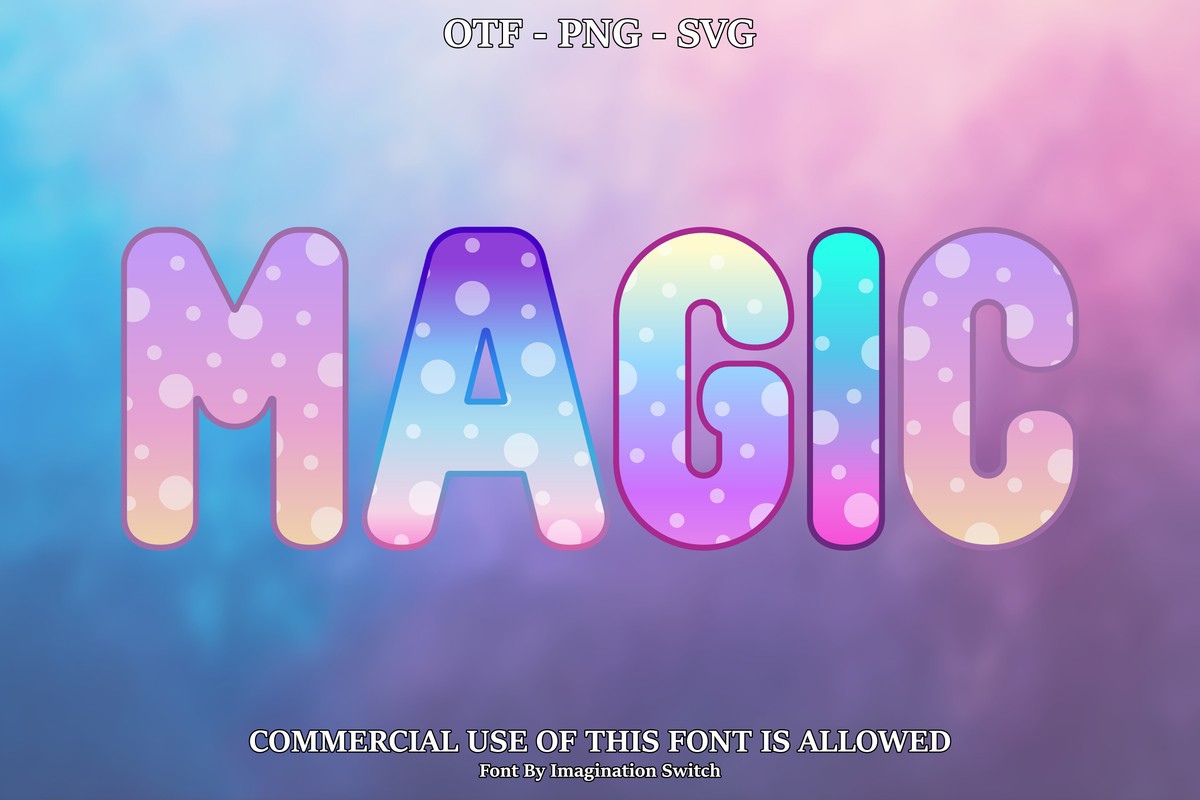 Schriftart Magic