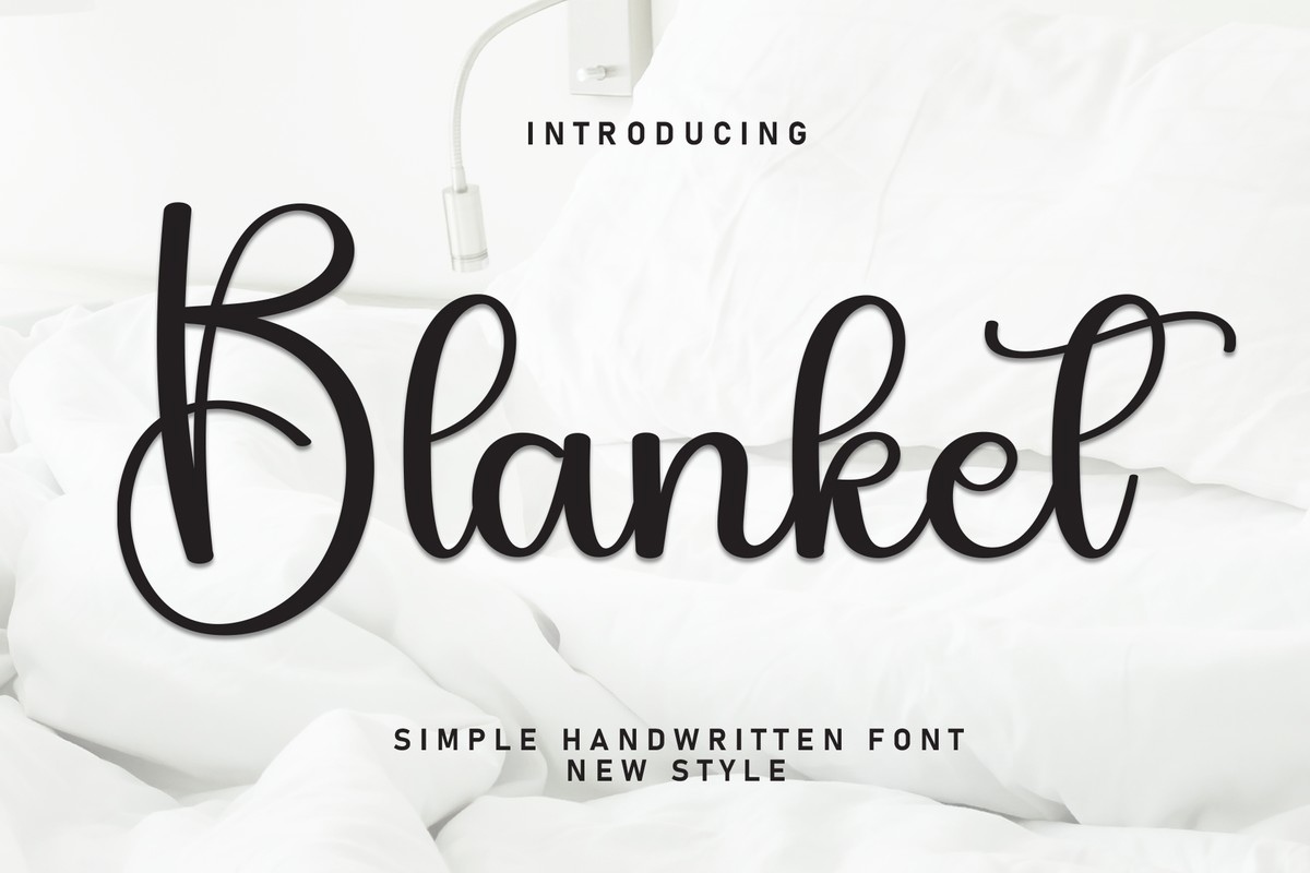 Schriftart Blanket