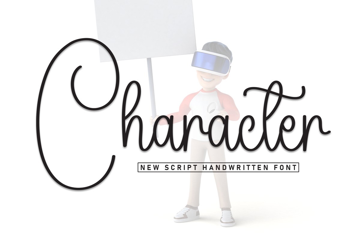 Schriftart Character