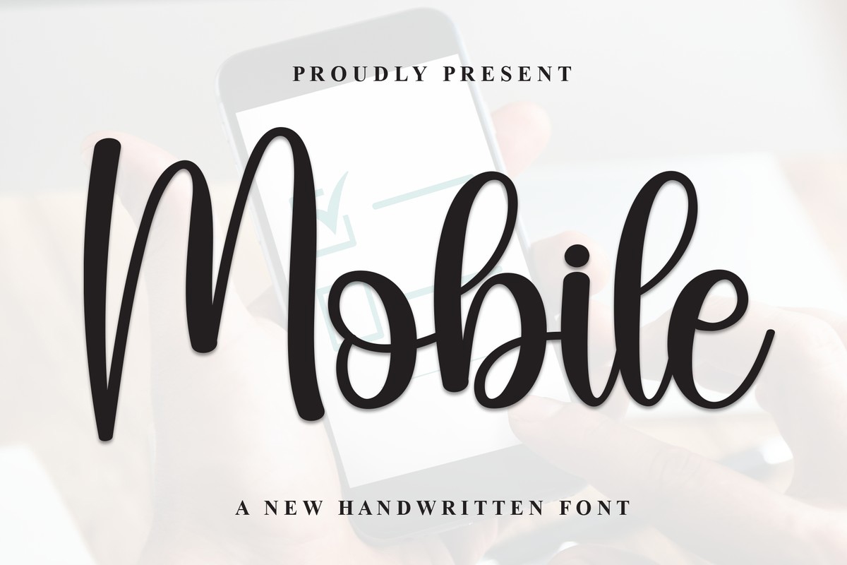 Schriftart Mobile