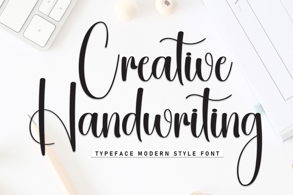 Schriftart Creative Handwriting