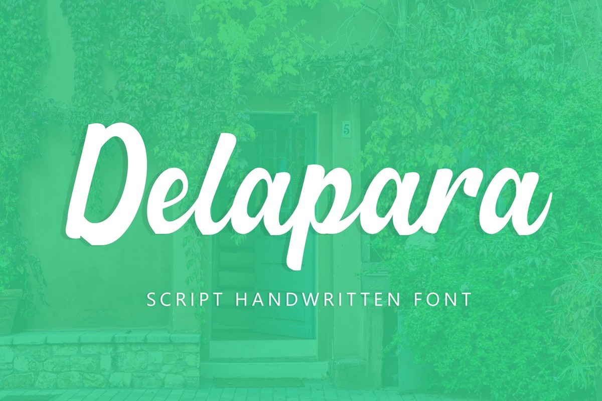 Schriftart Delapara