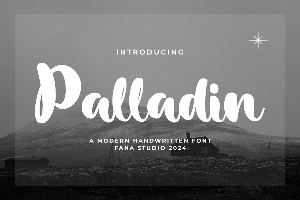 Schriftart Palladin