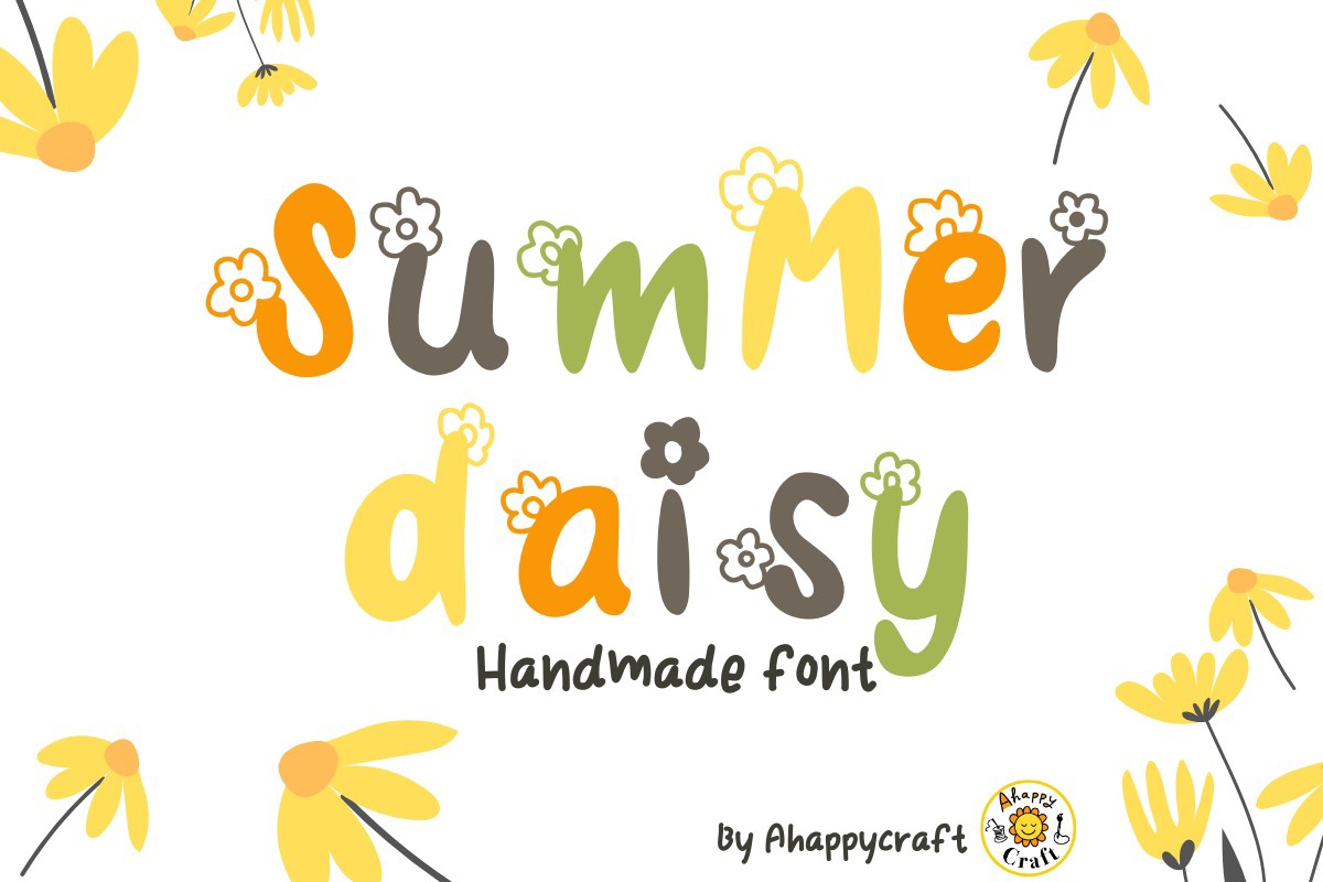 Schriftart Summer Daisy