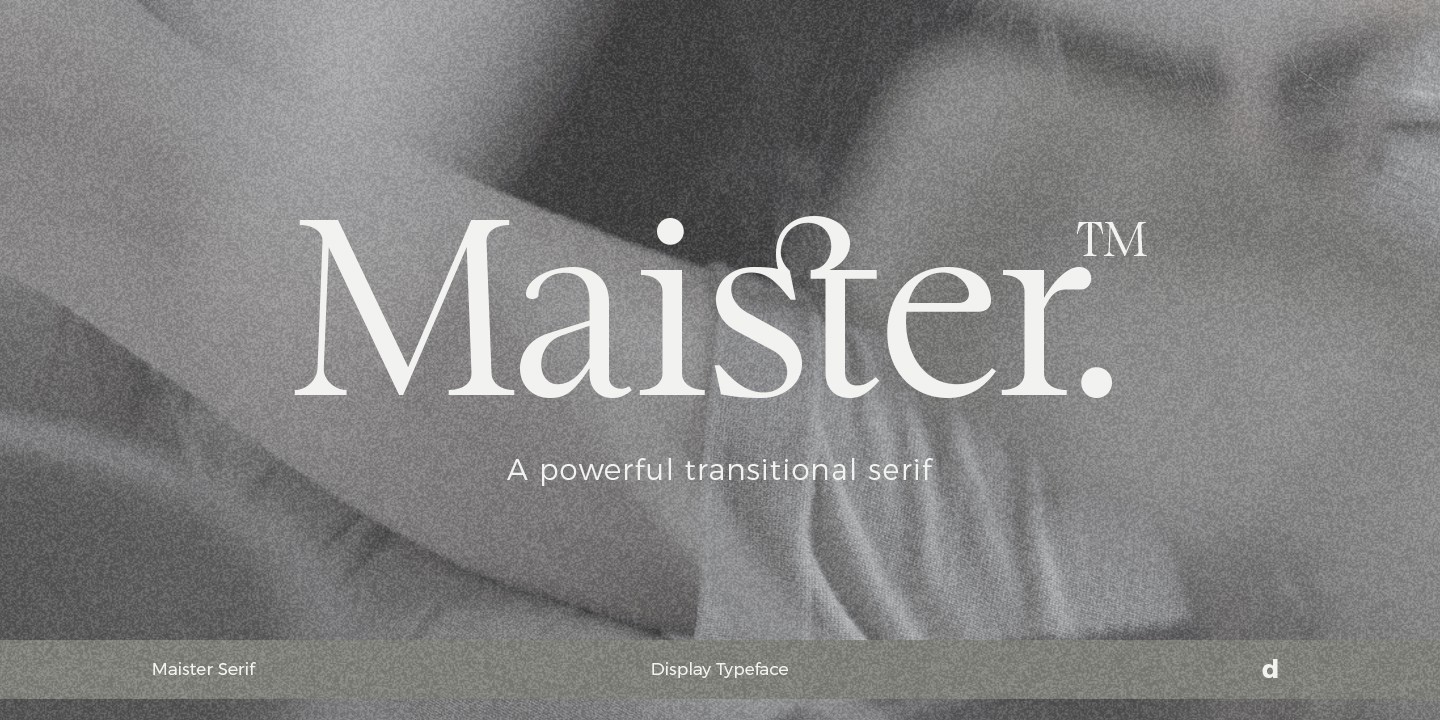 Schriftart Maister