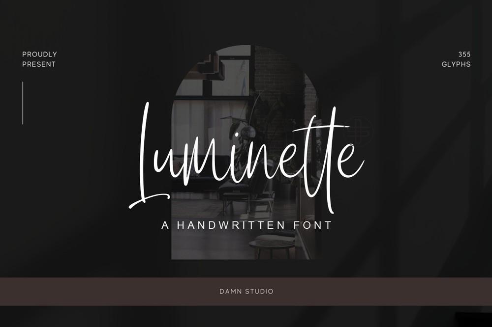 Schriftart Luminette