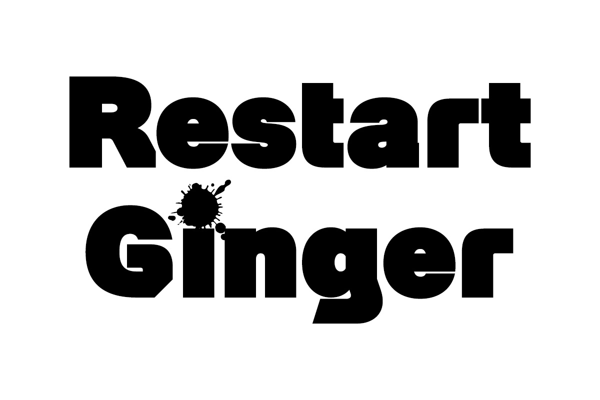 Schriftart Restart Ginger