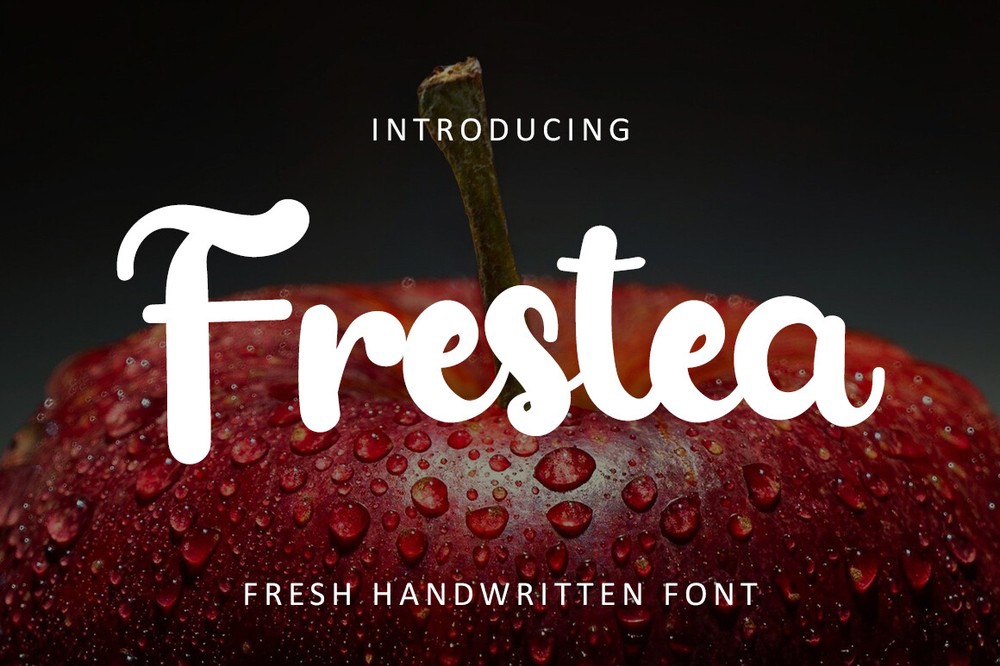 Schriftart Freshtea