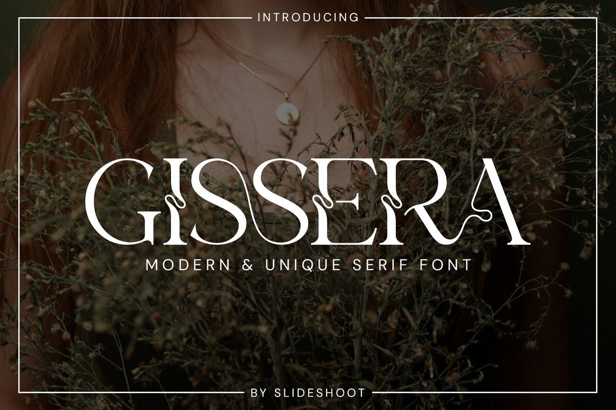 Schriftart Gissera