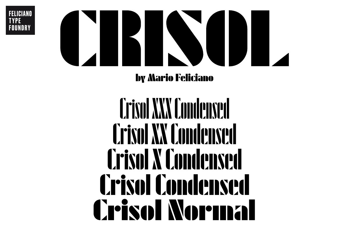 Schriftart FT Crisol