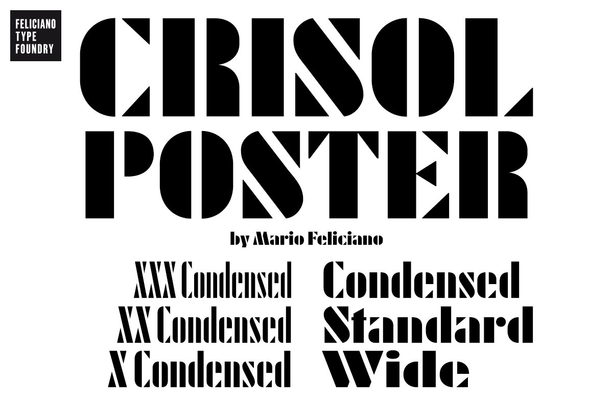 Schriftart FT Crisol Poster