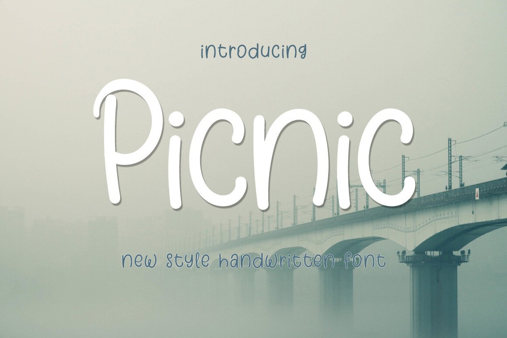 Schriftart Picnic