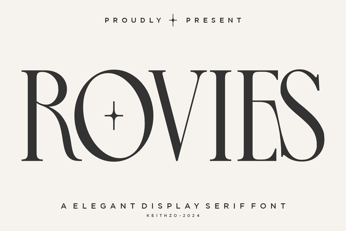 Schriftart Rovies