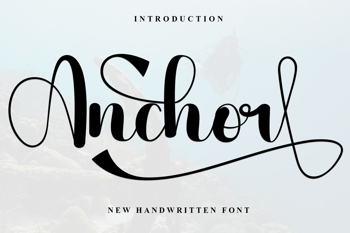 Schriftart Anchor