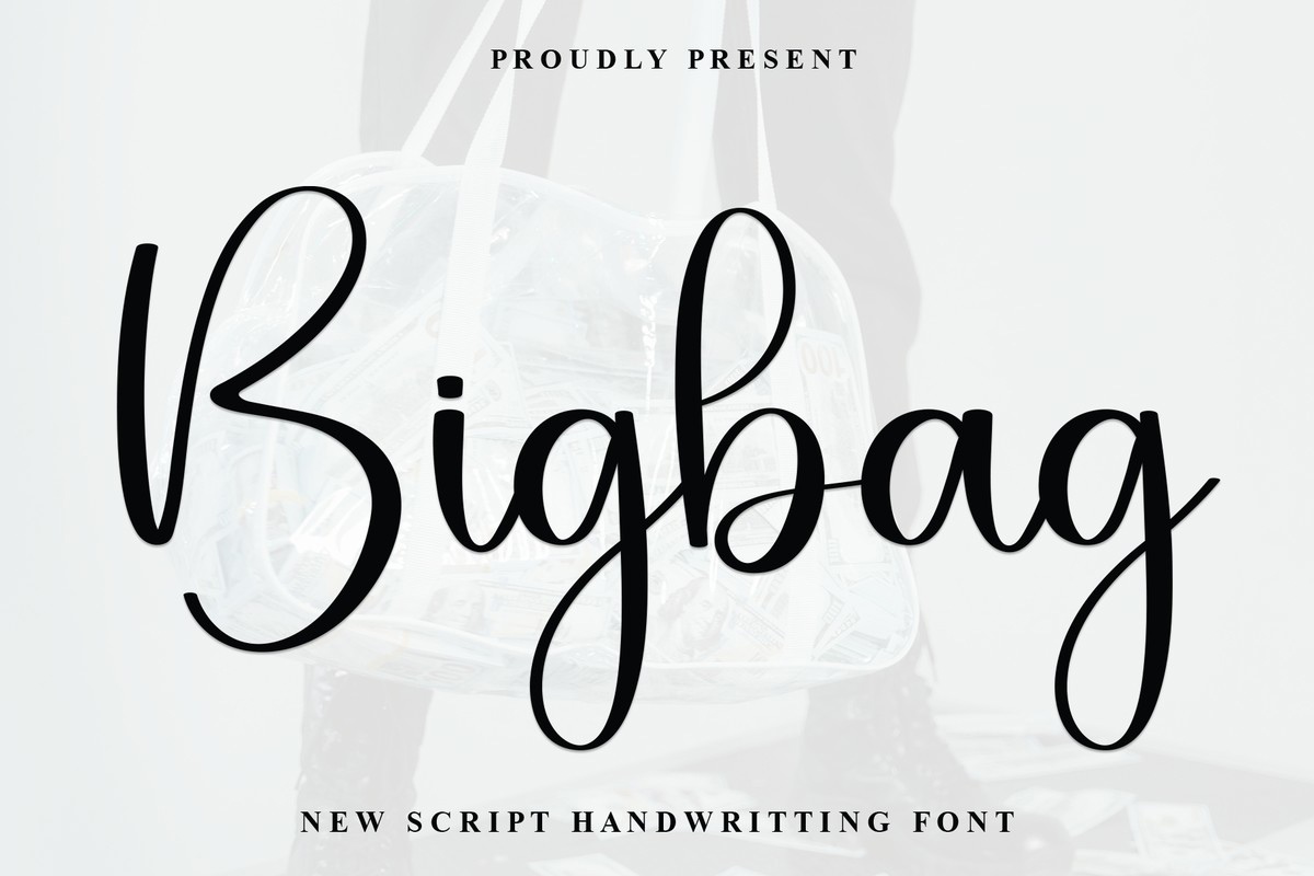 Schriftart Bigbag