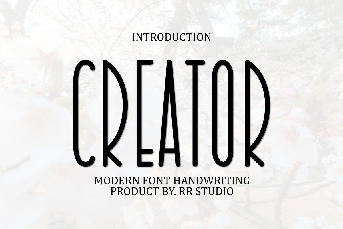 Schriftart Creator