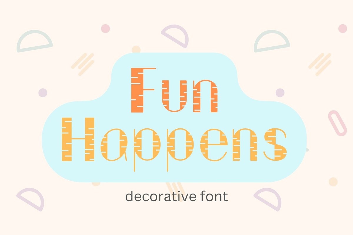 Schriftart Fun Happens