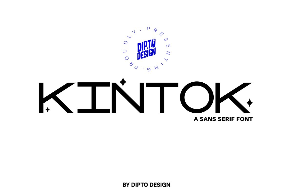 Schriftart Kintok