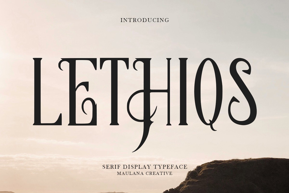 Schriftart Lethiqs