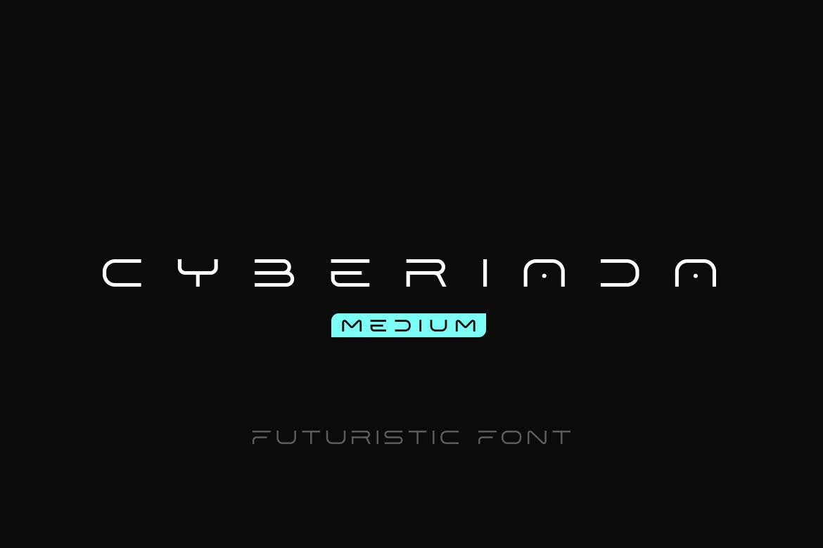 Schriftart Cyberiada Medium