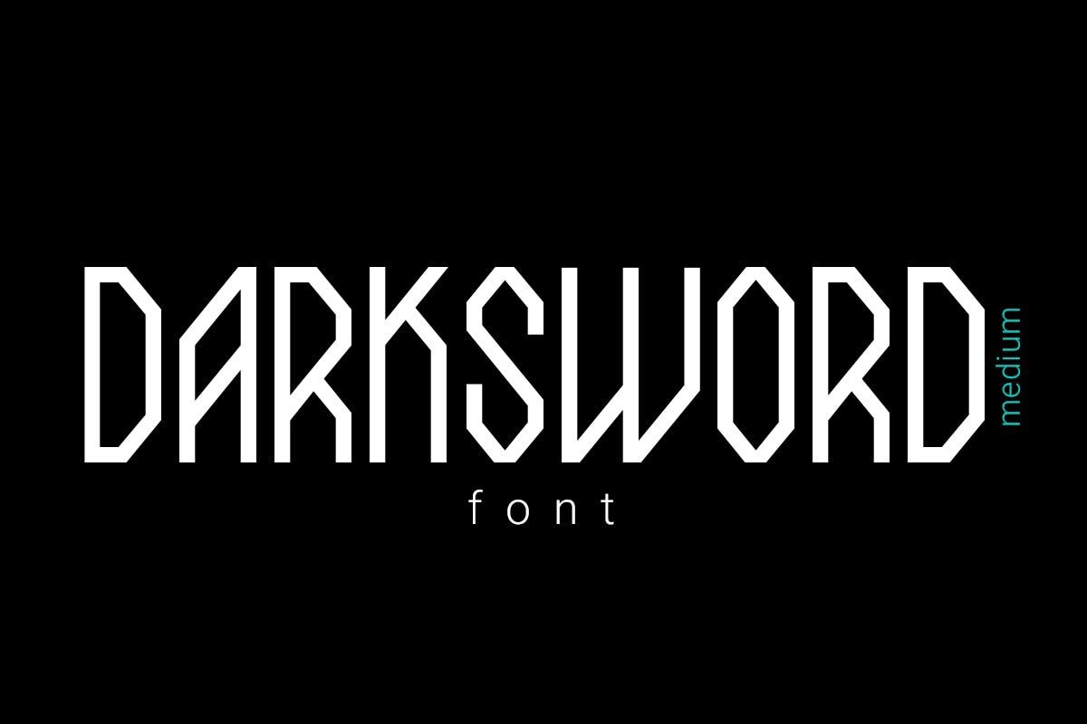 Schriftart DarkSword Medium