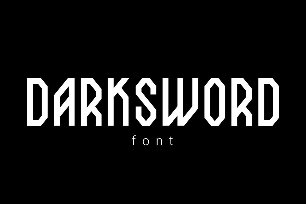 Schriftart DarkSword Bold