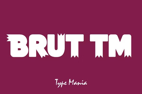 Schriftart Brut TM