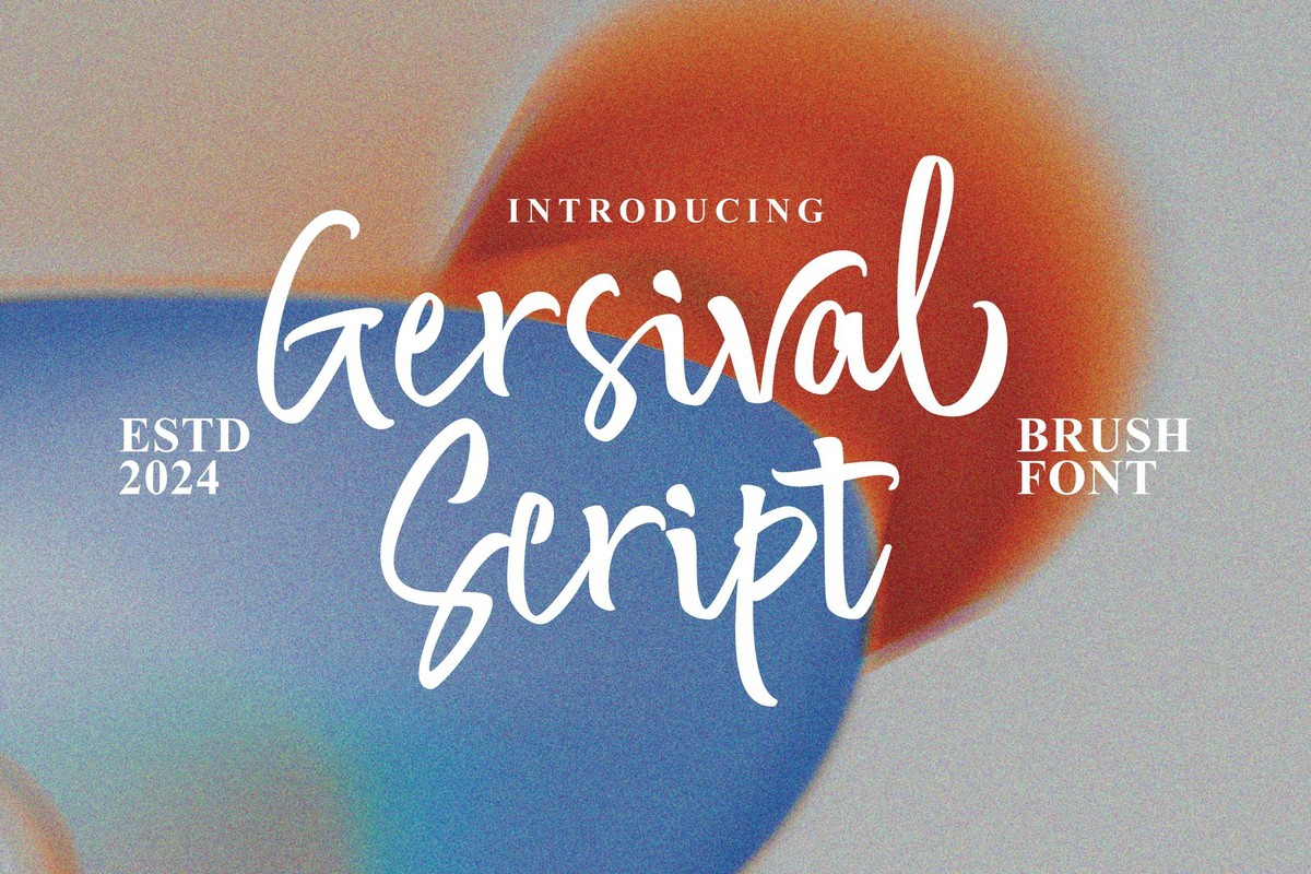 Schriftart Gersival Script