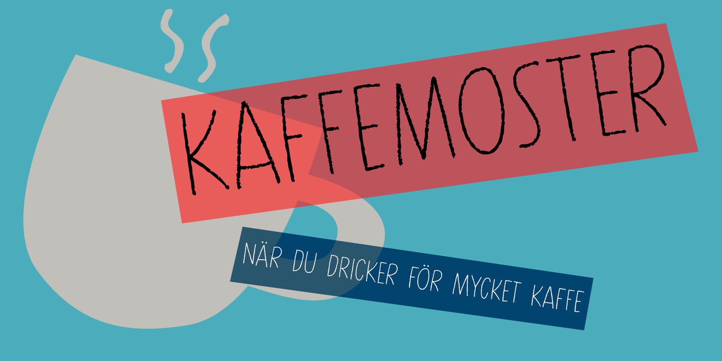 Schriftart Kaffemoster