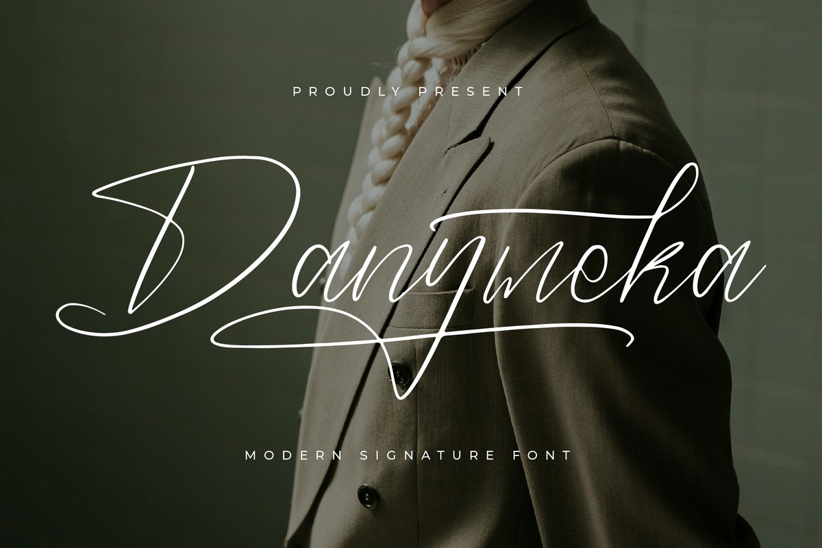 Schriftart Danymeka