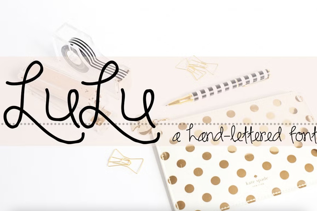 Schriftart RF LuLu