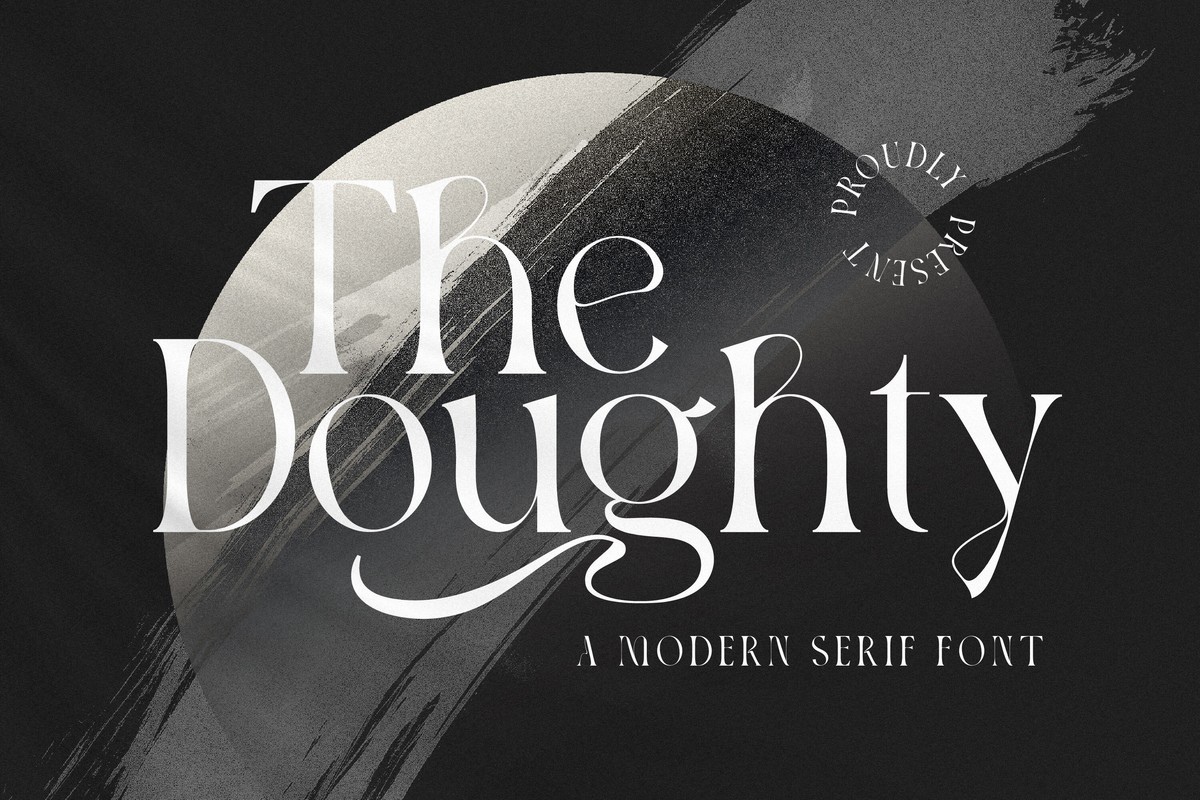 Schriftart The Doughty